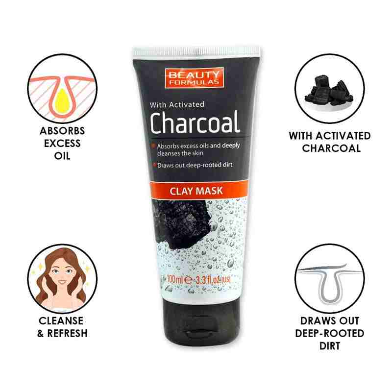 BEAUTY FORMULAS CHARCOAL CLAY MASK