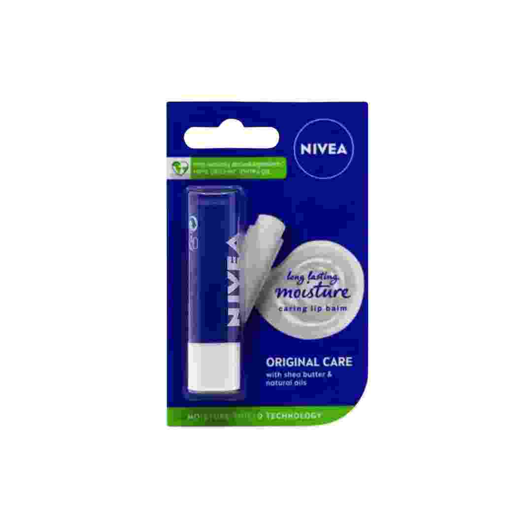 NIVEA ORIGINAL CARE LIP BALM with Shea Butter and Natural Oils 4.8gm