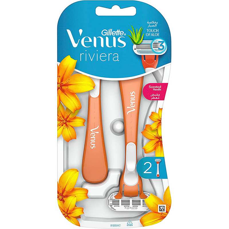 Gillette Venus Tropical Women's Disposable Razor Single Package of 3