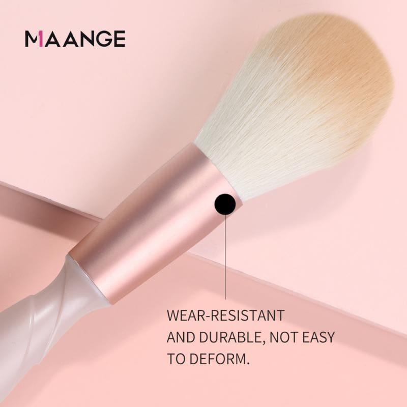 Maange 15 PCS Spiral Handle Makeup Brush
